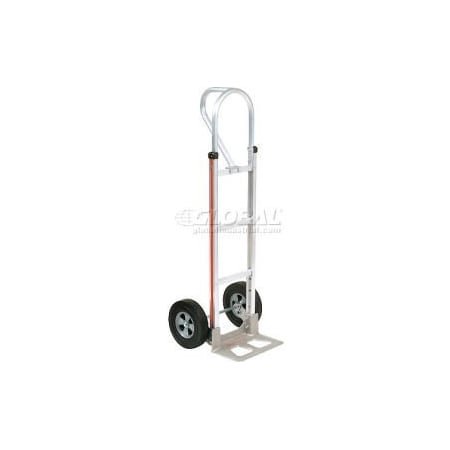 Global Equipment Magliner Aluminum Hand Truck Loop Handle Semi-Pneumatic Wheels 277016